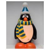 Working Chilly Penguin Blowmold Winter Lawn Decoration