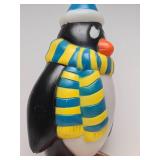 Working Chilly Penguin Blowmold Winter Lawn Decoration