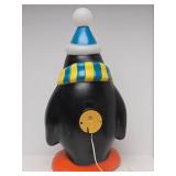 Working Chilly Penguin Blowmold Winter Lawn Decoration