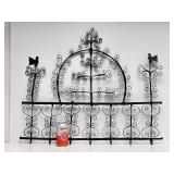 Vintage/Antique Spanish Style Wrought Iron Wall Rack