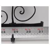 Vintage/Antique Spanish Style Wrought Iron Wall Rack