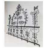 Vintage/Antique Spanish Style Wrought Iron Wall Rack