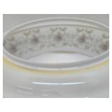 Lovely Brass & Glass Hanging Parlor Lamp