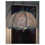 Very Nice Large Hanging White Pendant Lamp