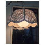Very Nice Large Hanging White Pendant Lamp