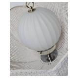 Very Nice Large Hanging White Pendant Lamp
