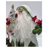 Large Signed Mint in Box Lynn Haney Collection Santa Claus Statue