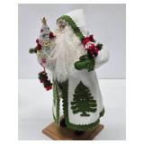 Large Signed Mint in Box Lynn Haney Collection Santa Claus Statue