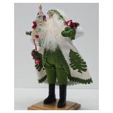 Large Signed Mint in Box Lynn Haney Collection Santa Claus Statue