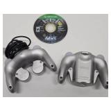 2 Nintendo Gamecube Controllers & Xbox One Game