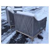 Quality Restoration Hardware 3-Piece Indoor/Outdoor Patio Set