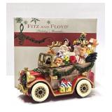 Mint in Box FITZ & FLOYD Holiday Musicals Santa Mobile