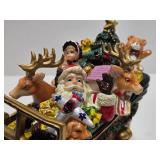 Mint in Box FITZ & FLOYD Holiday Musicals Santa Mobile