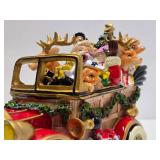 Mint in Box FITZ & FLOYD Holiday Musicals Santa Mobile