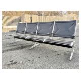 Awesome Original Vintage Eames / Herman Miller Tandem Sling 4-Seat Airport Bench
