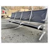 Awesome Original Vintage Eames / Herman Miller Tandem Sling 4-Seat Airport Bench