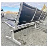 Awesome Original Vintage Eames / Herman Miller Tandem Sling 4-Seat Airport Bench