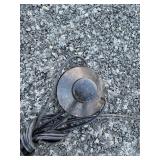 Working Contemporary Black Metal Arc Floor Lamp