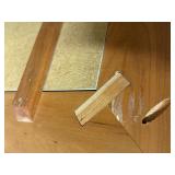 Excellent Quality and Condition Large Danish Modern Square Wall Mirror