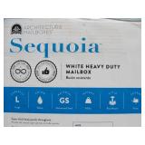 Brand New Sequoia White Heavy Duty Mailbox