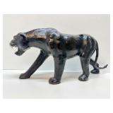 Fantastic HUGE Mid Century Leather Panther