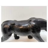 Fantastic HUGE Mid Century Leather Panther