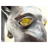 Fantastic HUGE Mid Century Leather Panther