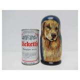 Hand Painted Matryoshka Nesting Dolls w/Dog