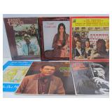 Large Lot of Assorted Vinyl Records Country & other Mixed Genres