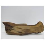 Large Carved Wood Grouse Statue