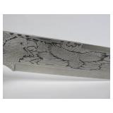 Large Highly Decorated Maxam Eagle & Antler Hunting Knife & Display