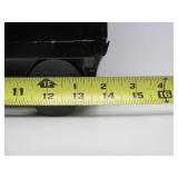 Restored Antique Tin Pie Safe Cabinet w/Wheels & Glass Top