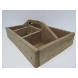 Group of Primitive Woodenware & Enameled Pitcher