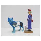 Group of Assorted Statue & Musical Nutcracker Soldier