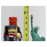 Group of Assorted Statue & Musical Nutcracker Soldier