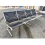 Awesome Original Vintage Eames / Herman Miller Tandem Sling 4-Seat Airport Bench