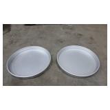 (2) 16" Aluminum Cake Pans