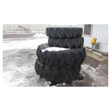 Set of Tires removed from Kubota Tractor