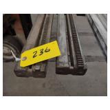 (2) Cushion Cut Wall Saw Tracks, 98...