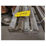 (2) Cushion Cut Wall Saw Tracks, 89...