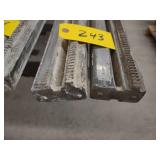 (2) Cushion Cut Wall Saw Tracks, 89...