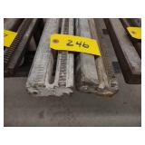 (2) Cushion Cut Wall Saw Tracks, 89...