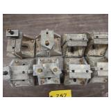 (8) Wall Saw Track Mounting Blocks...