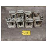 (8) Wall Saw Track Mounting Blocks...