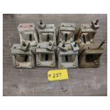 (8) Wall Saw Track Mounting Blocks...