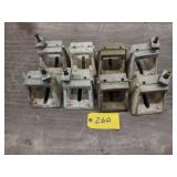 (8) Wall Saw Track Mounting Blocks...