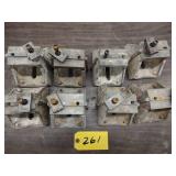 (8) Wall Saw Track Mounting Blocks...