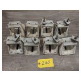 (8) Wall Saw Track Mounting Blocks...