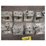 (8) Wall Saw Track Mounting Blocks...