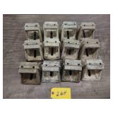 (12) Wall Saw Track Mounting Blocks...